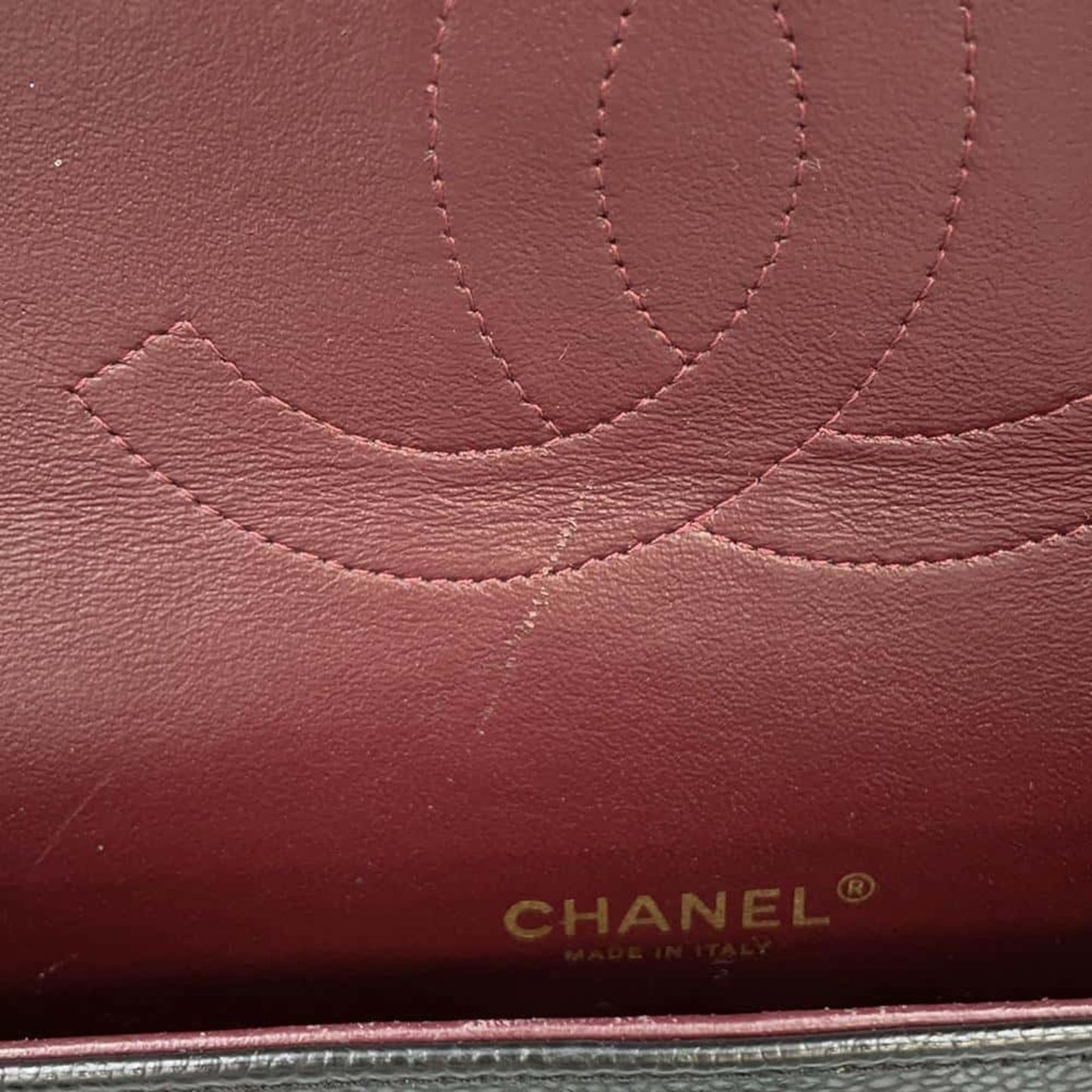 Chanel Timeless Black Leather Shopper Bag