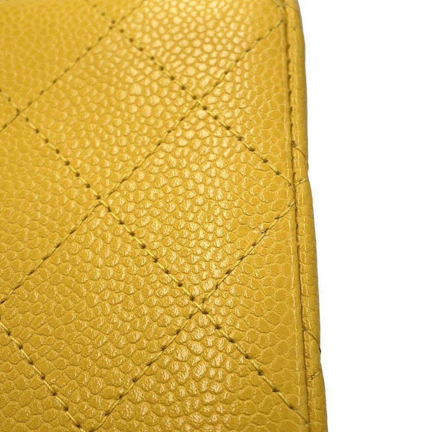 Chanel Timeless Yellow Leather Shoulder Bag