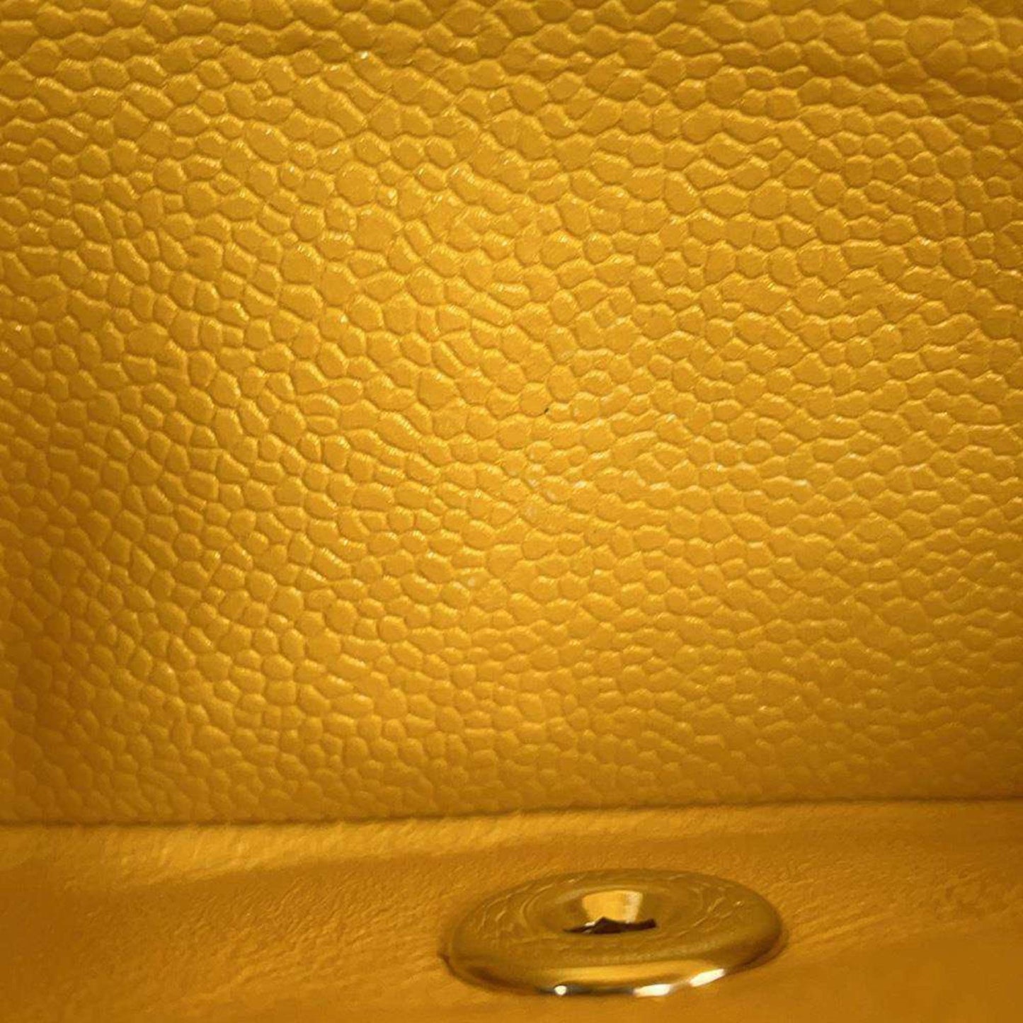 Chanel Timeless Yellow Leather Shoulder Bag