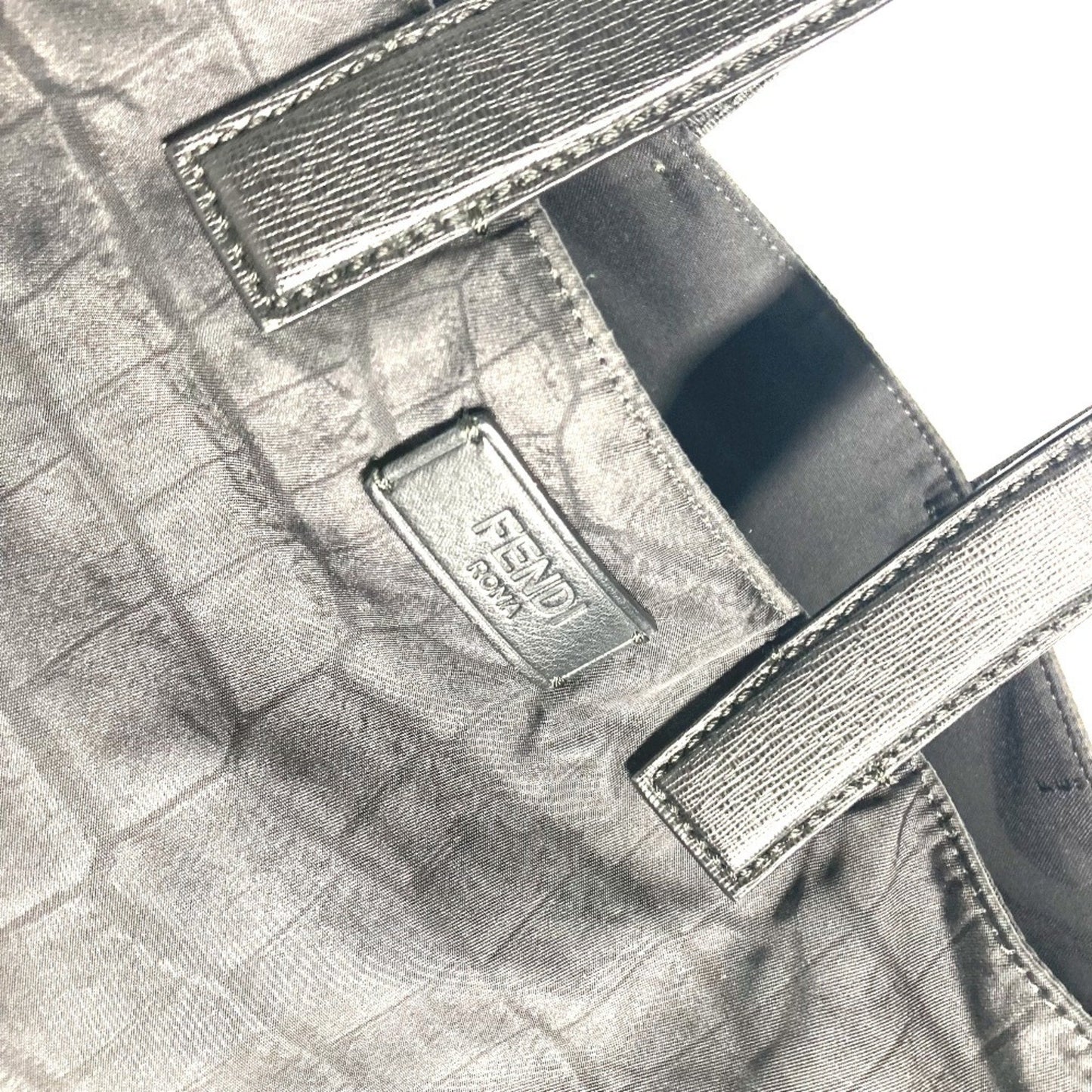 Fendi Black Synthetic Tote Bag