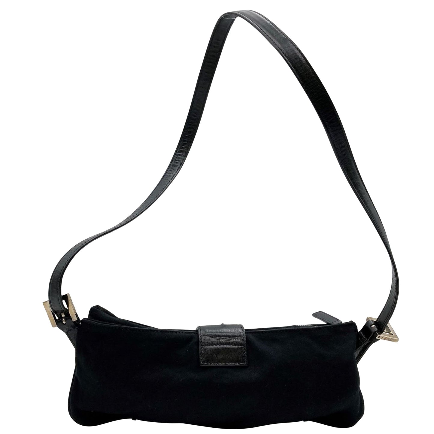 Fendi Mamma Baguette Black Synthetic Shoulder Bag