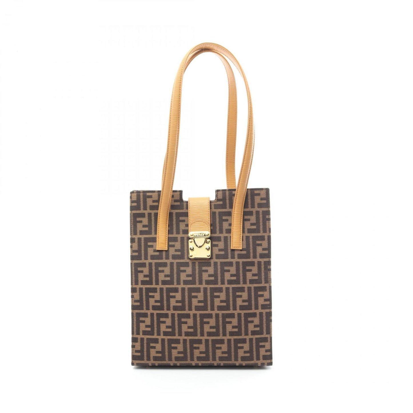 Fendi Zucca Brown Canvas Tote Bag