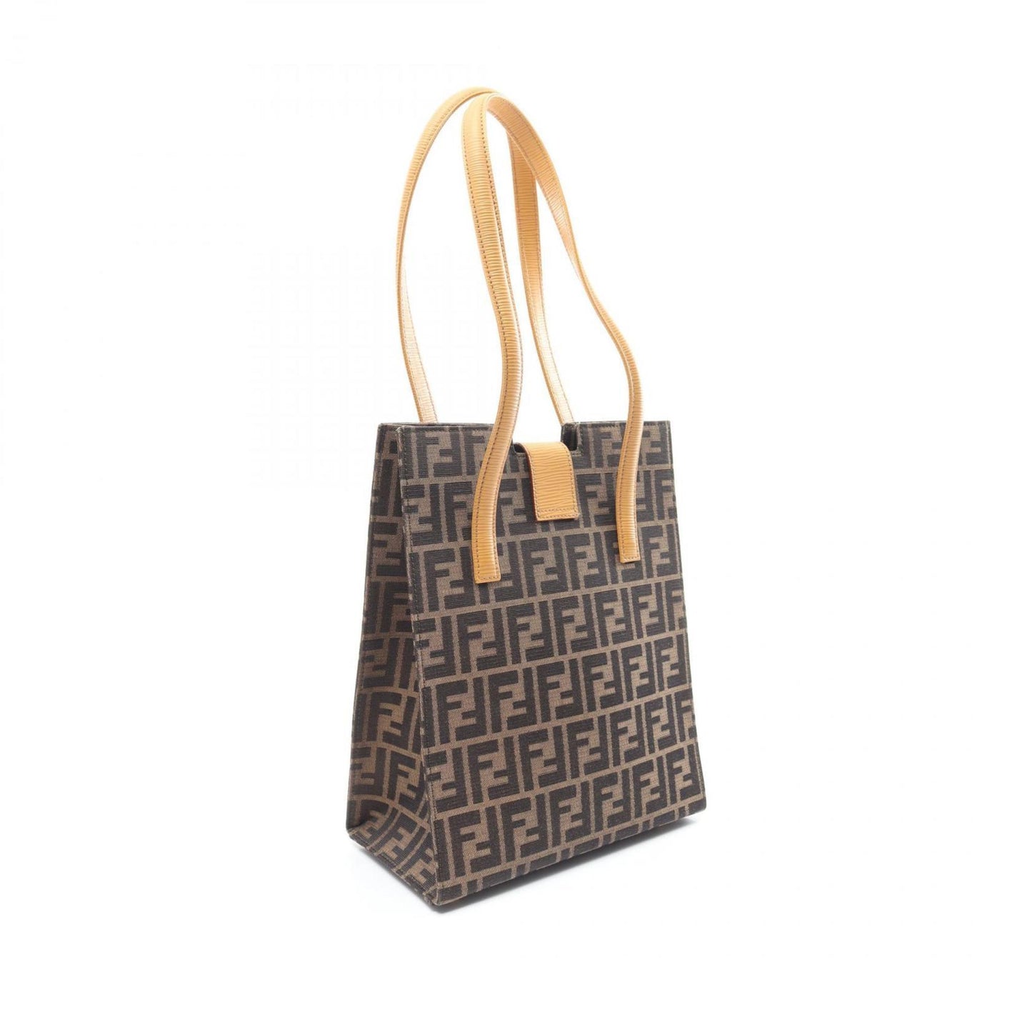 Fendi Zucca Brown Canvas Tote Bag