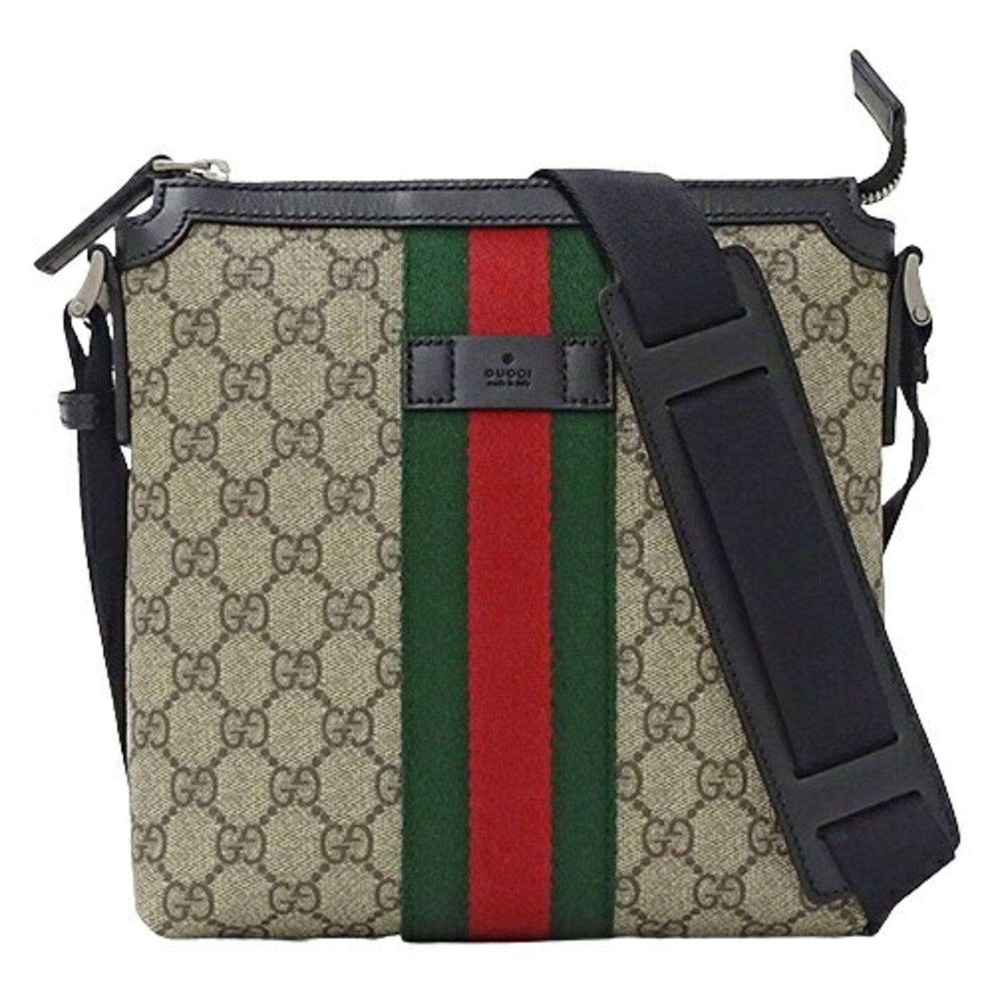 Gucci Ophidia Beige Canvas Shoulder Bag