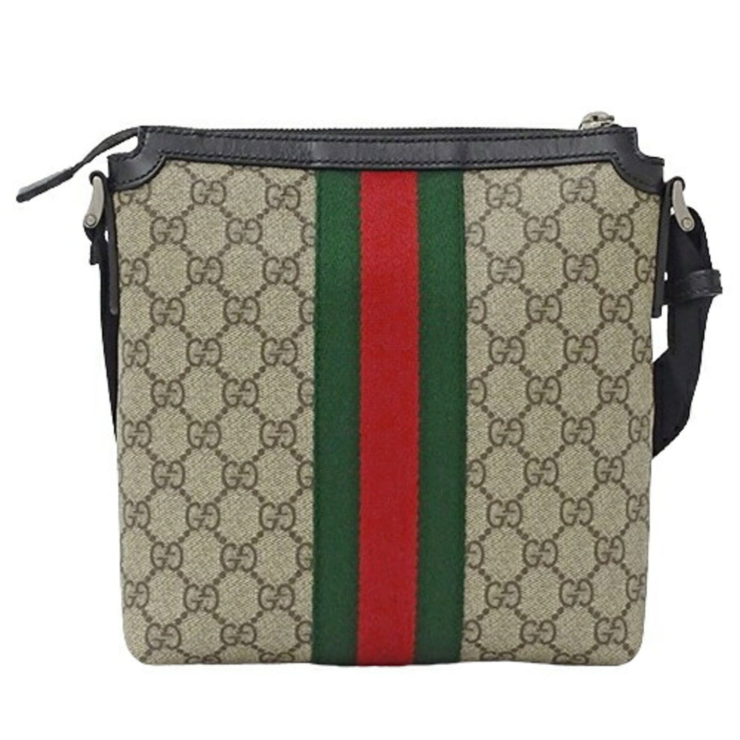 Gucci Ophidia Beige Canvas Shoulder Bag