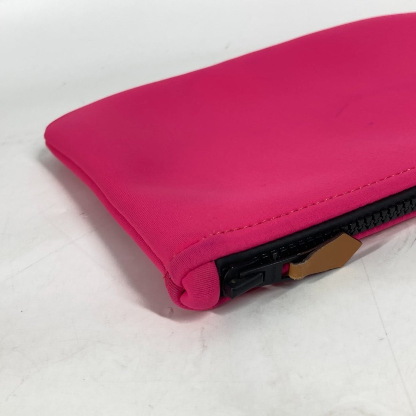 Hermès Neobain Pink Polyamide Clutch Bag