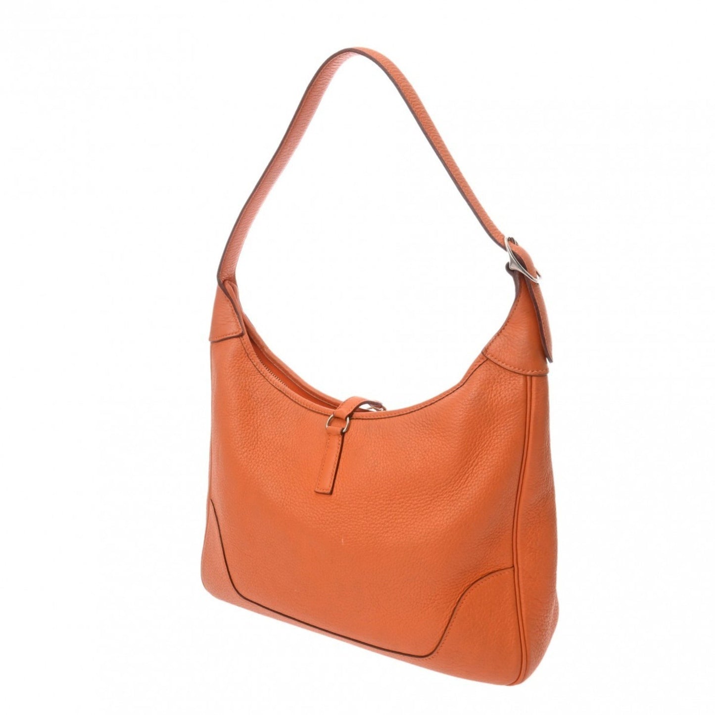 Hermès Trim Orange Leather Shoulder Bag