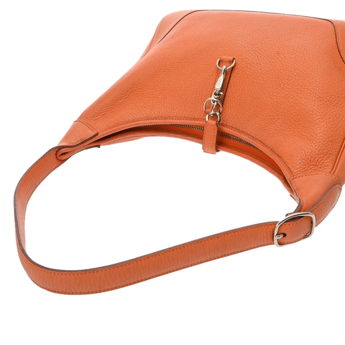 Hermès Trim Orange Leather Shoulder Bag