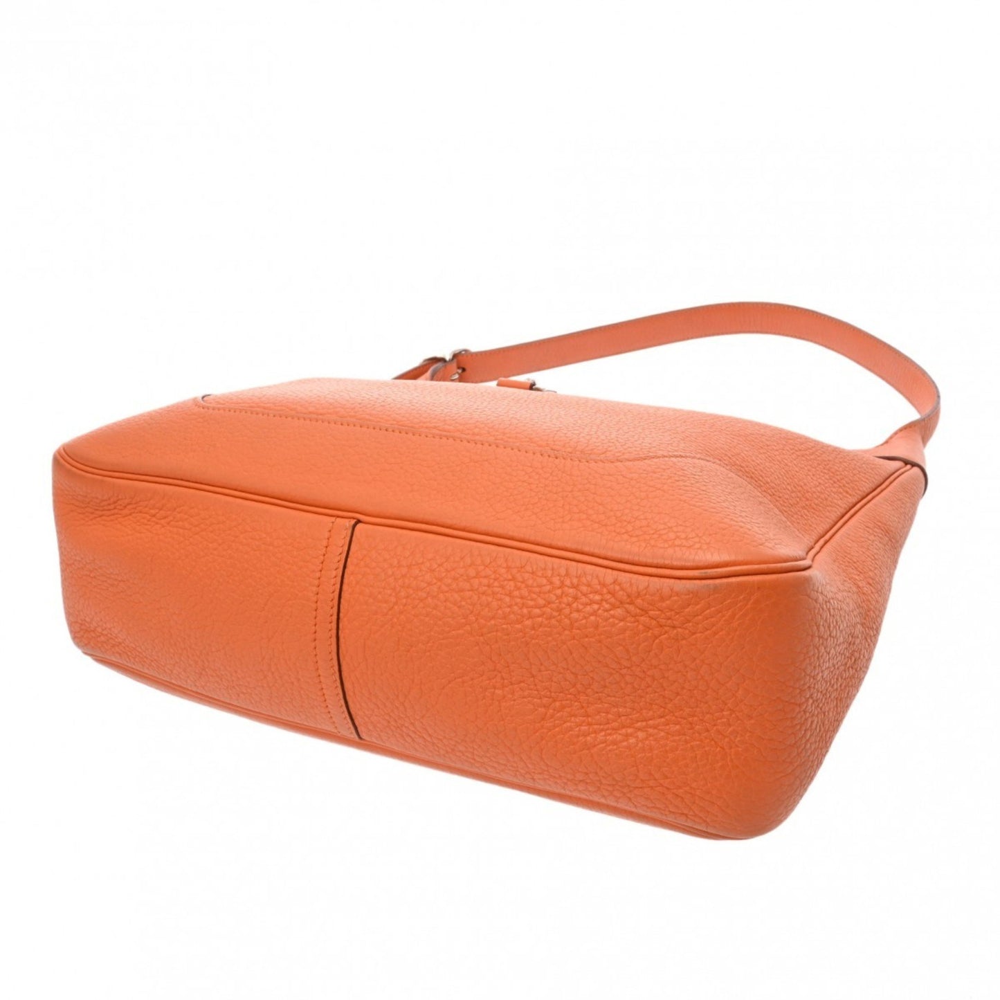 Hermès Trim Orange Leather Shoulder Bag