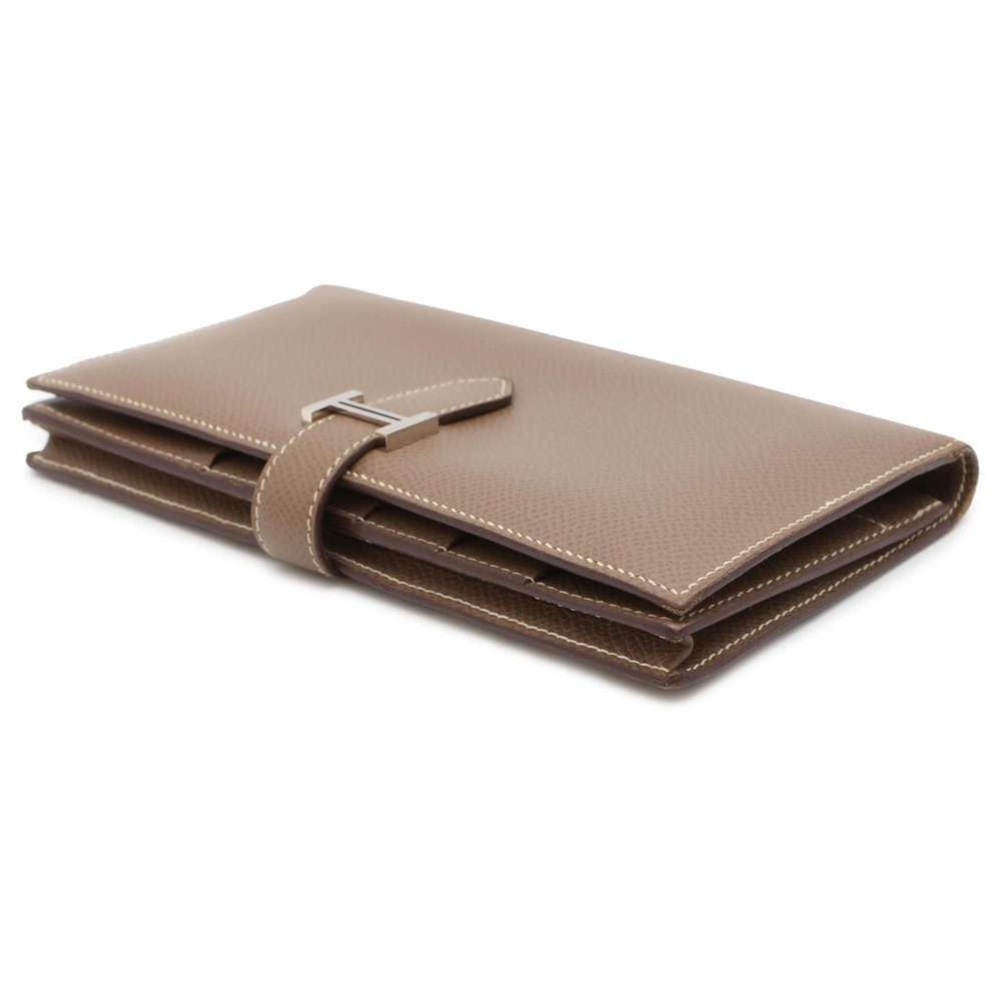 Hermès Béarn Brown Leather Wallet Accessories