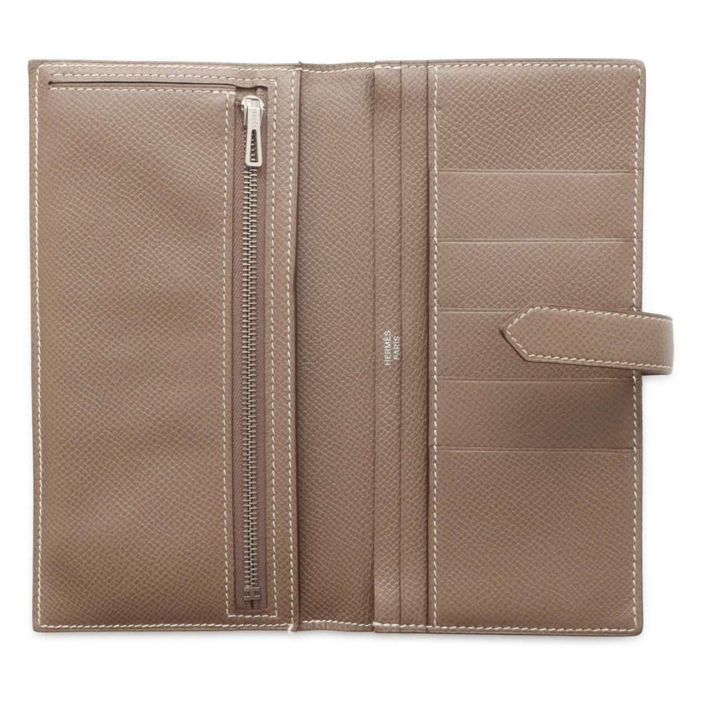 Hermès Béarn Brown Leather Wallet Accessories