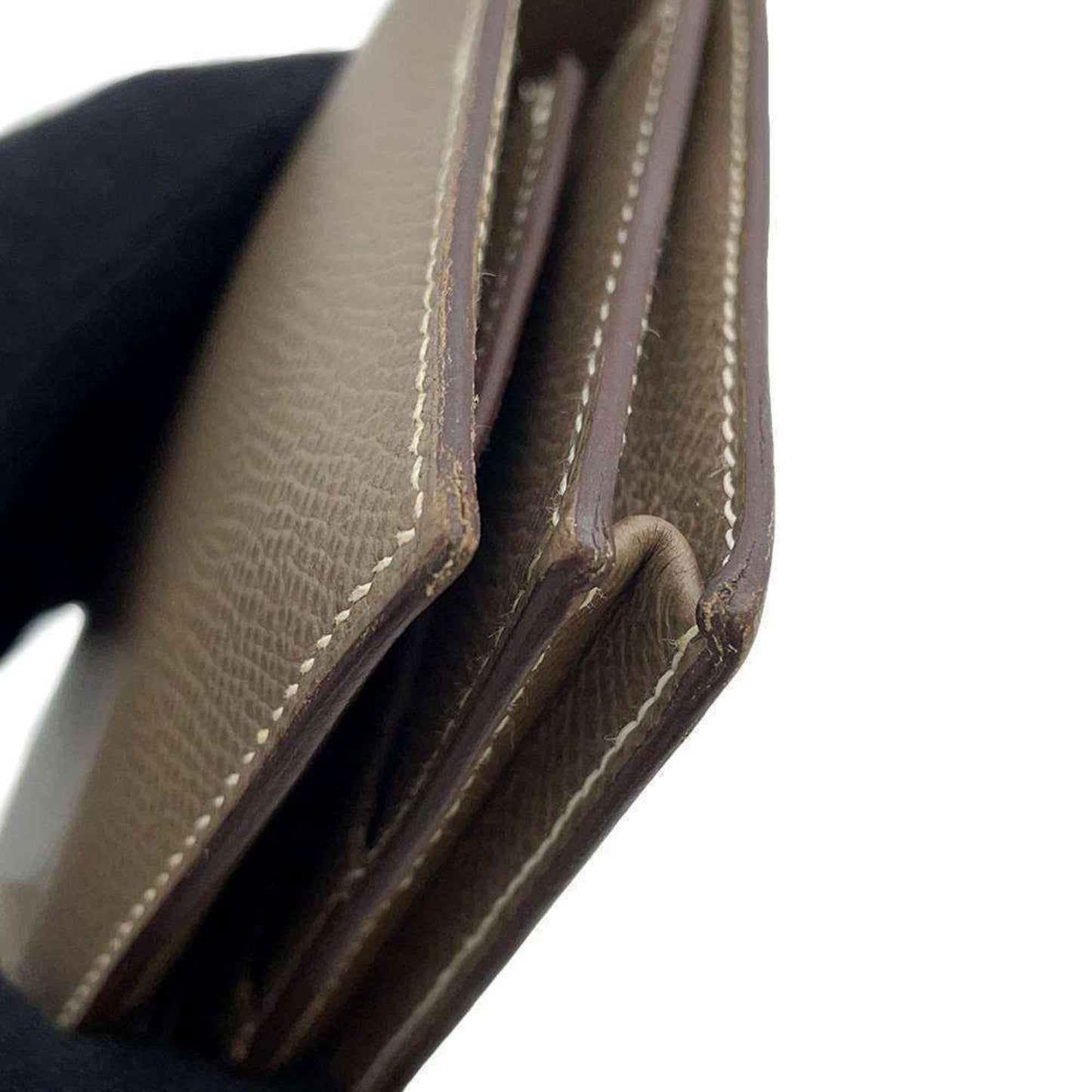 Hermès Béarn Brown Leather Wallet Accessories