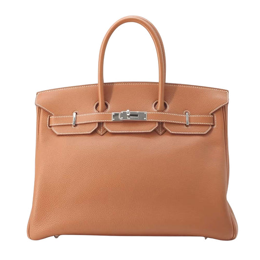 Hermès Birkin 35 Brown Leather Hand Bag