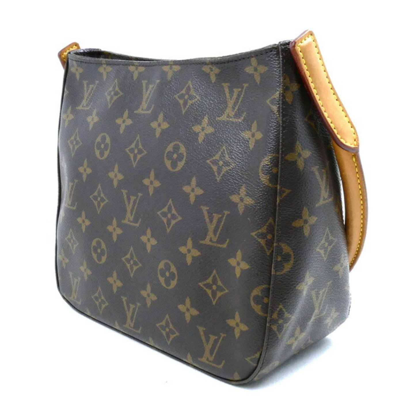 Louis Vuitton Looping MM Brown Canvas Shopper Bag