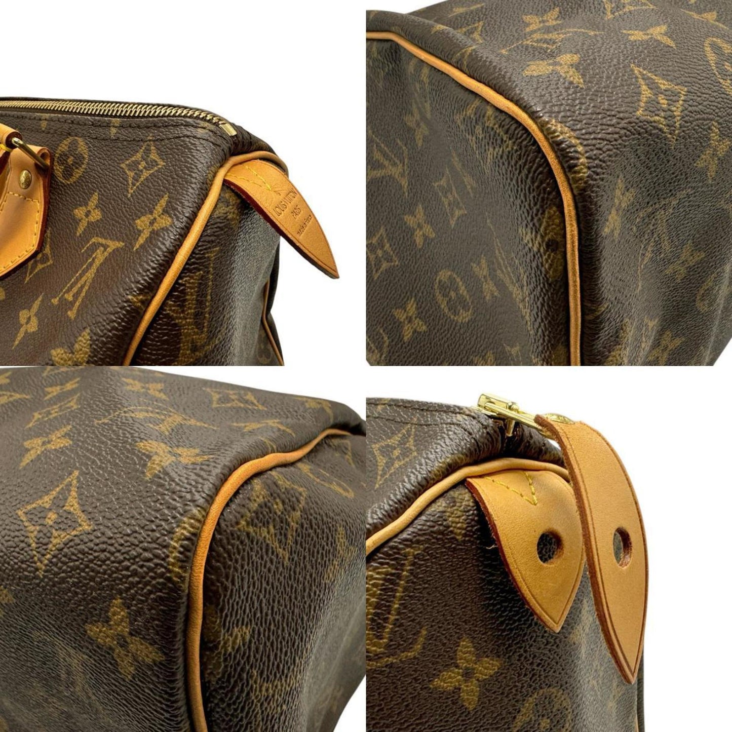 Louis Vuitton Speedy 30 Brown Canvas Hand Bag