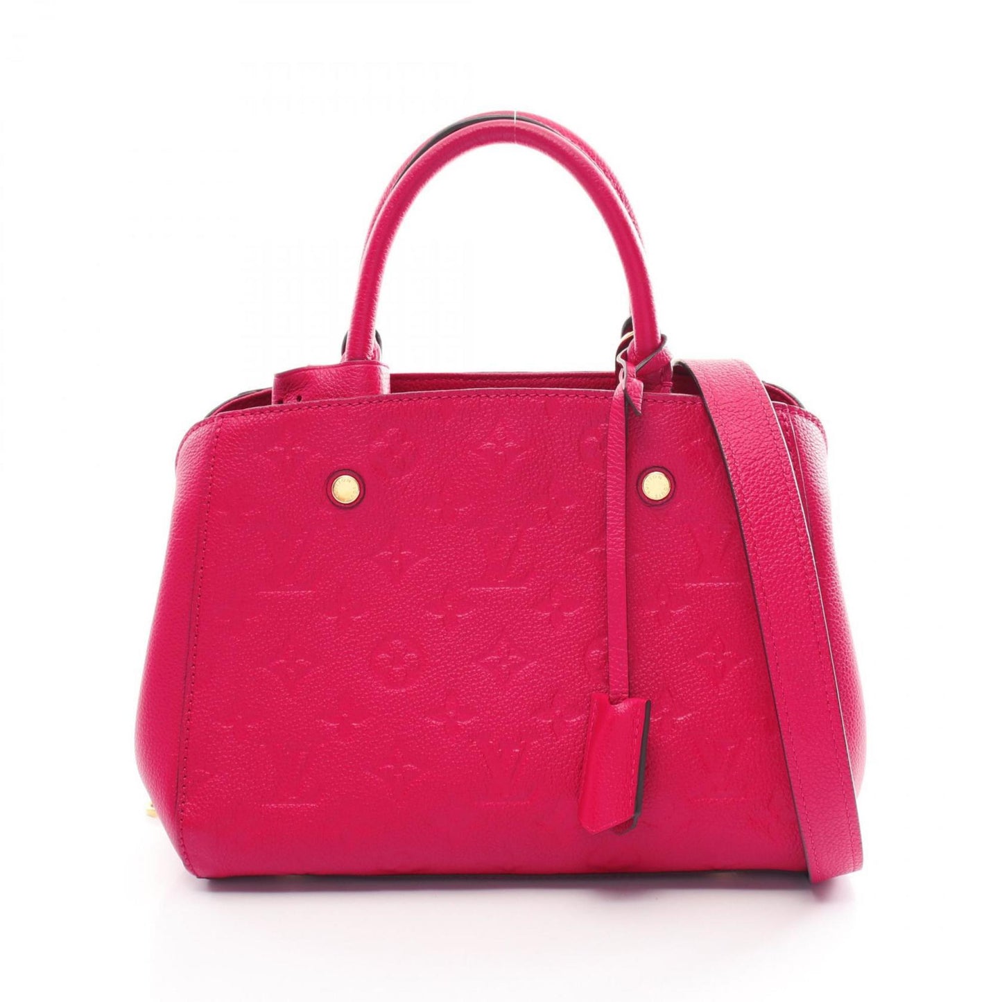 Louis Vuitton Montaigne Pink Leather Hand Bag