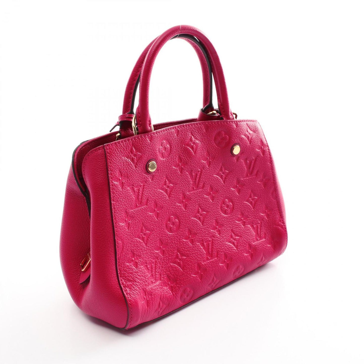 Louis Vuitton Montaigne Pink Leather Hand Bag