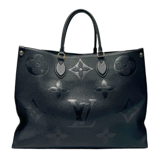 Louis Vuitton On The Go Black Leather Hand Bag