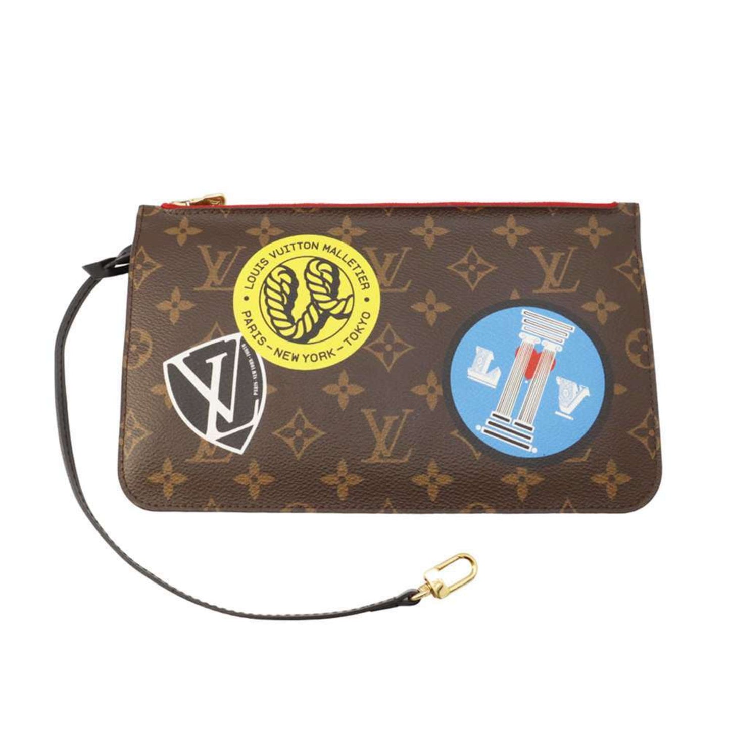 Louis Vuitton Neverfull MM Brown Canvas Tote Bag