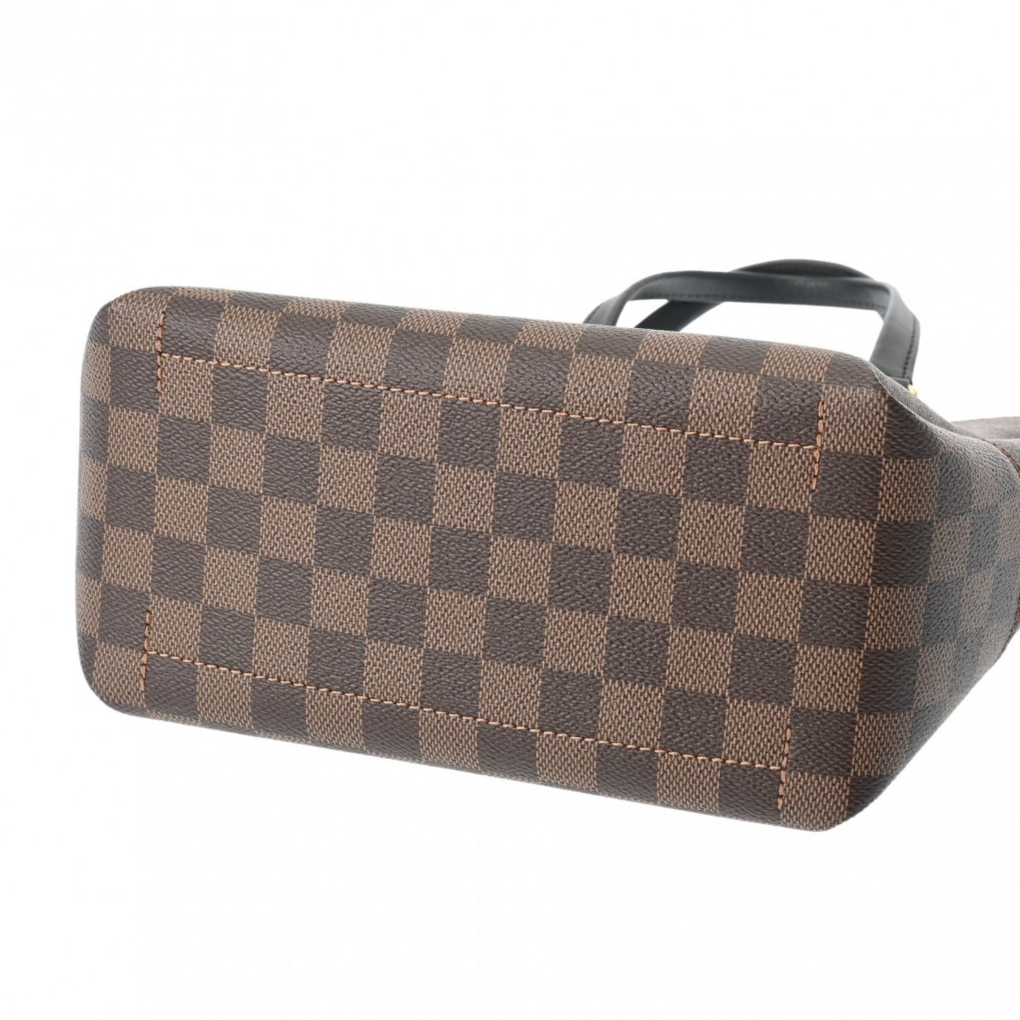 Louis Vuitton BELMONT Brown Canvas Hand Bag