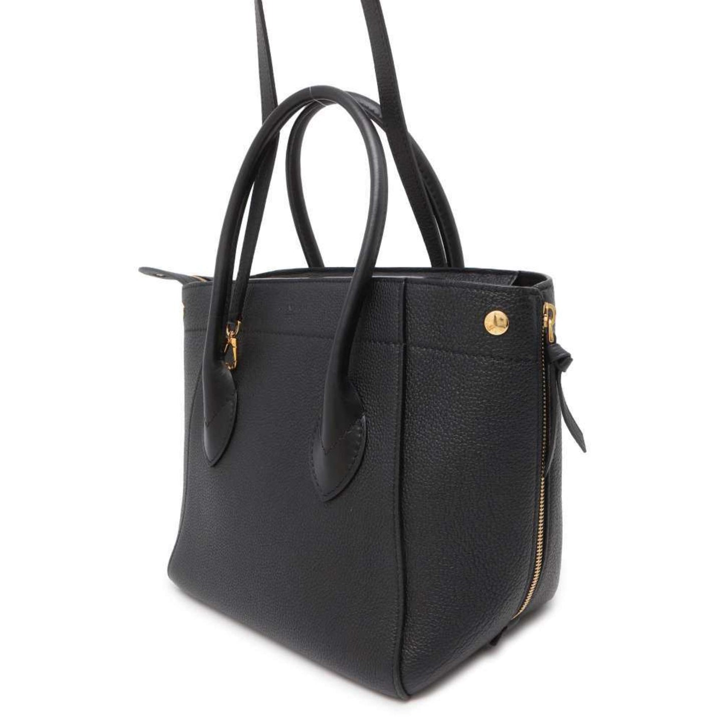 Louis Vuitton Freedom Black Leather Tote Bag