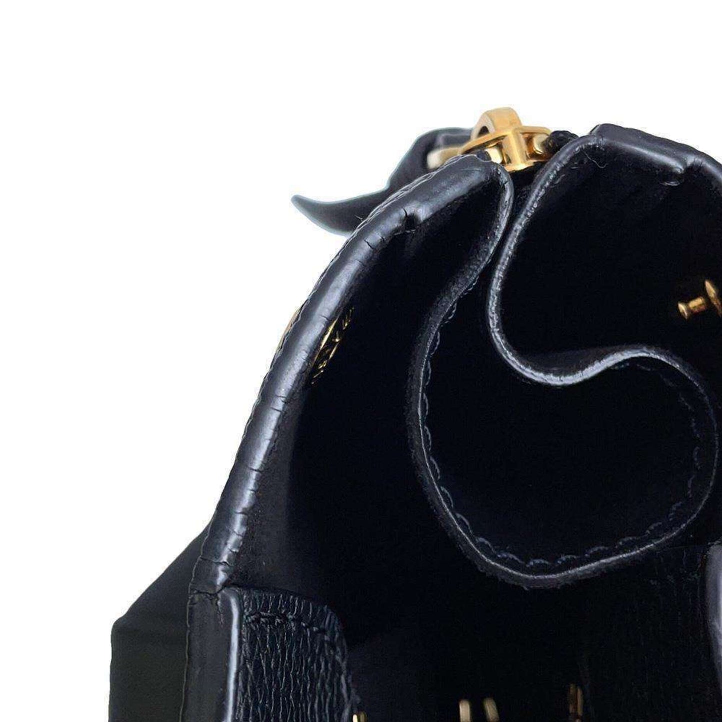 Louis Vuitton Freedom Black Leather Tote Bag