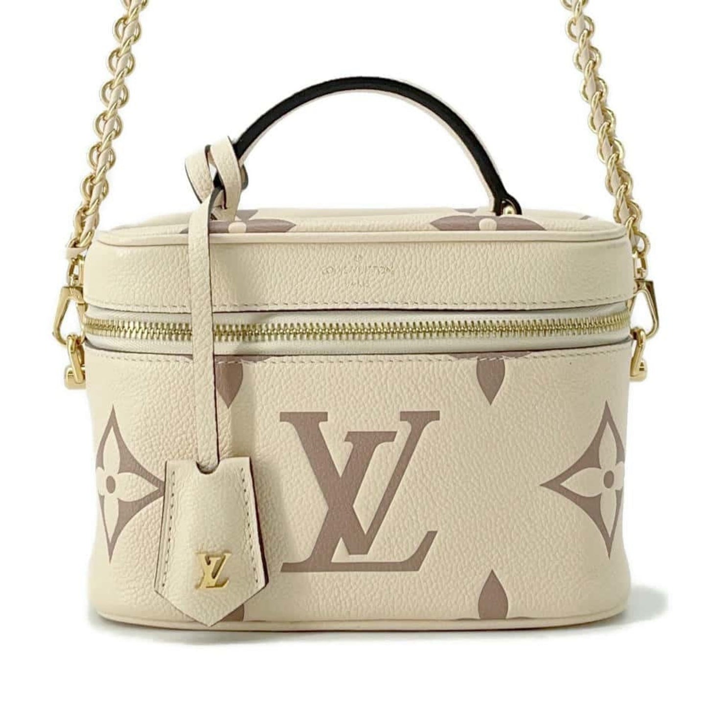 Louis Vuitton Vanity Ecru Leather Shoulder Bag