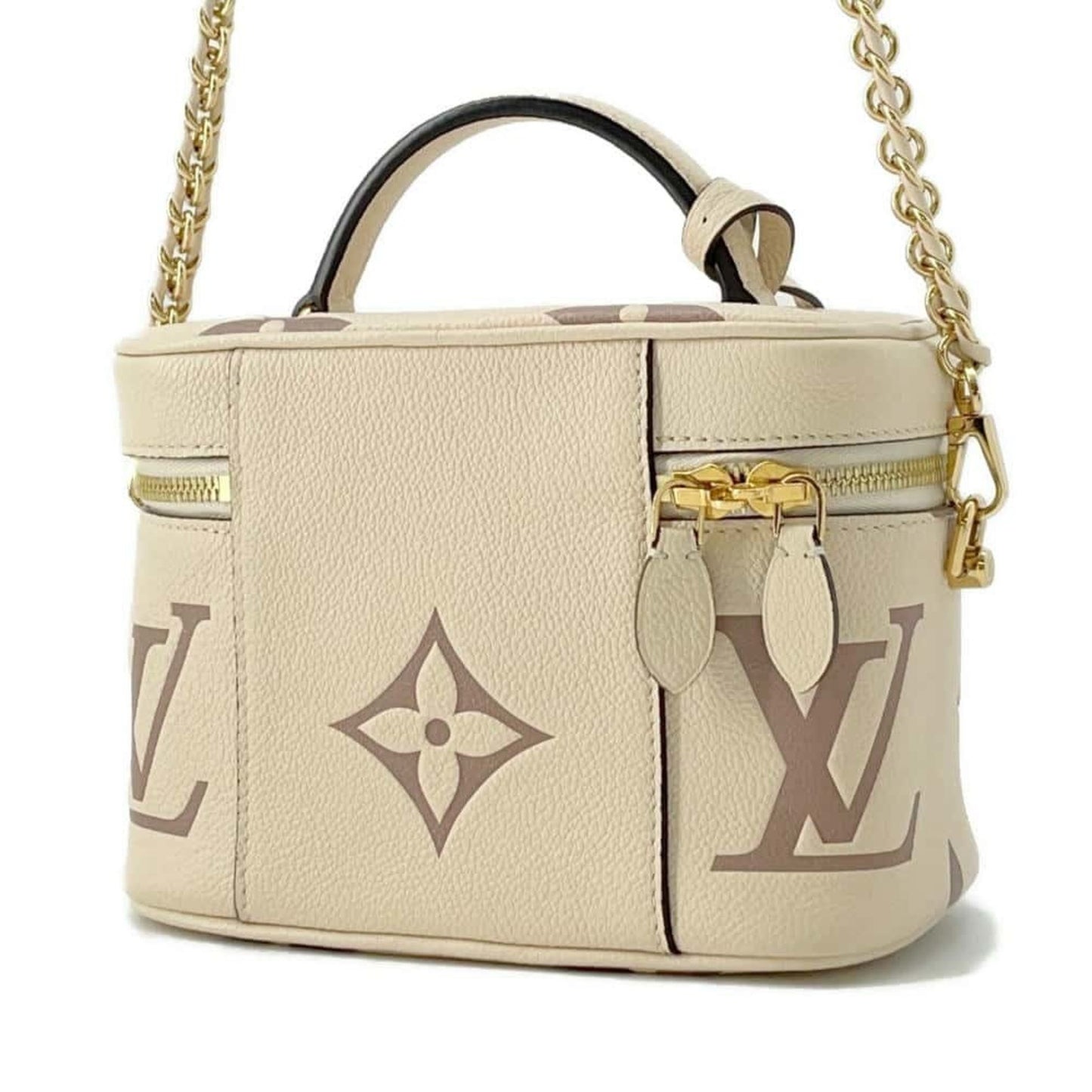 Louis Vuitton Vanity Ecru Leather Shoulder Bag