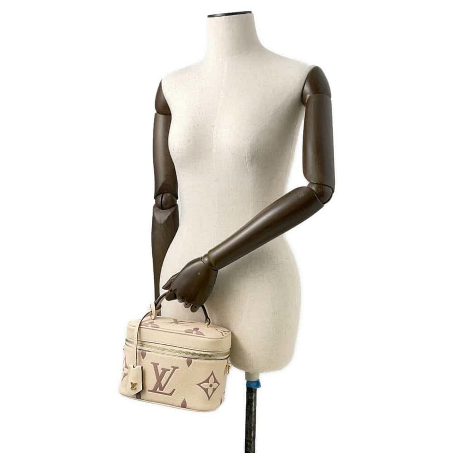 Louis Vuitton Vanity Ecru Leather Shoulder Bag