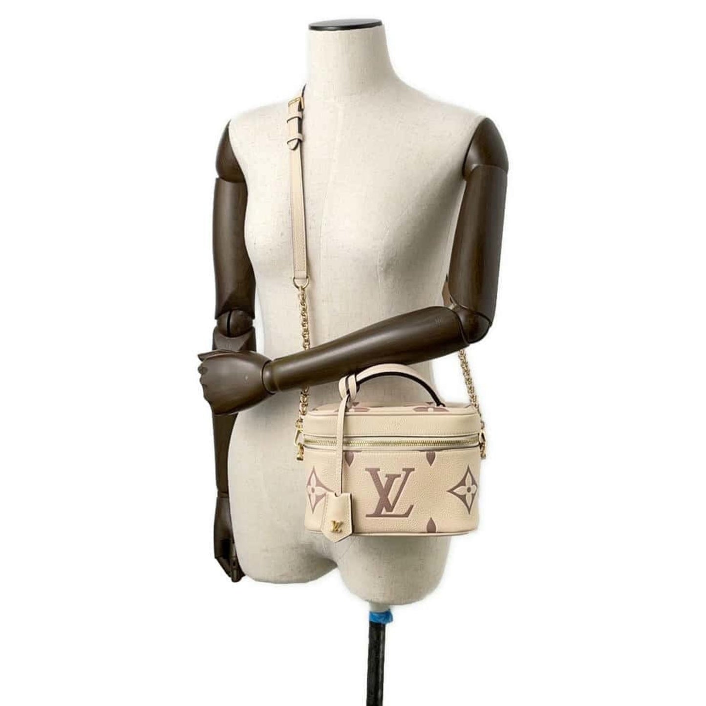 Louis Vuitton Vanity Ecru Leather Shoulder Bag