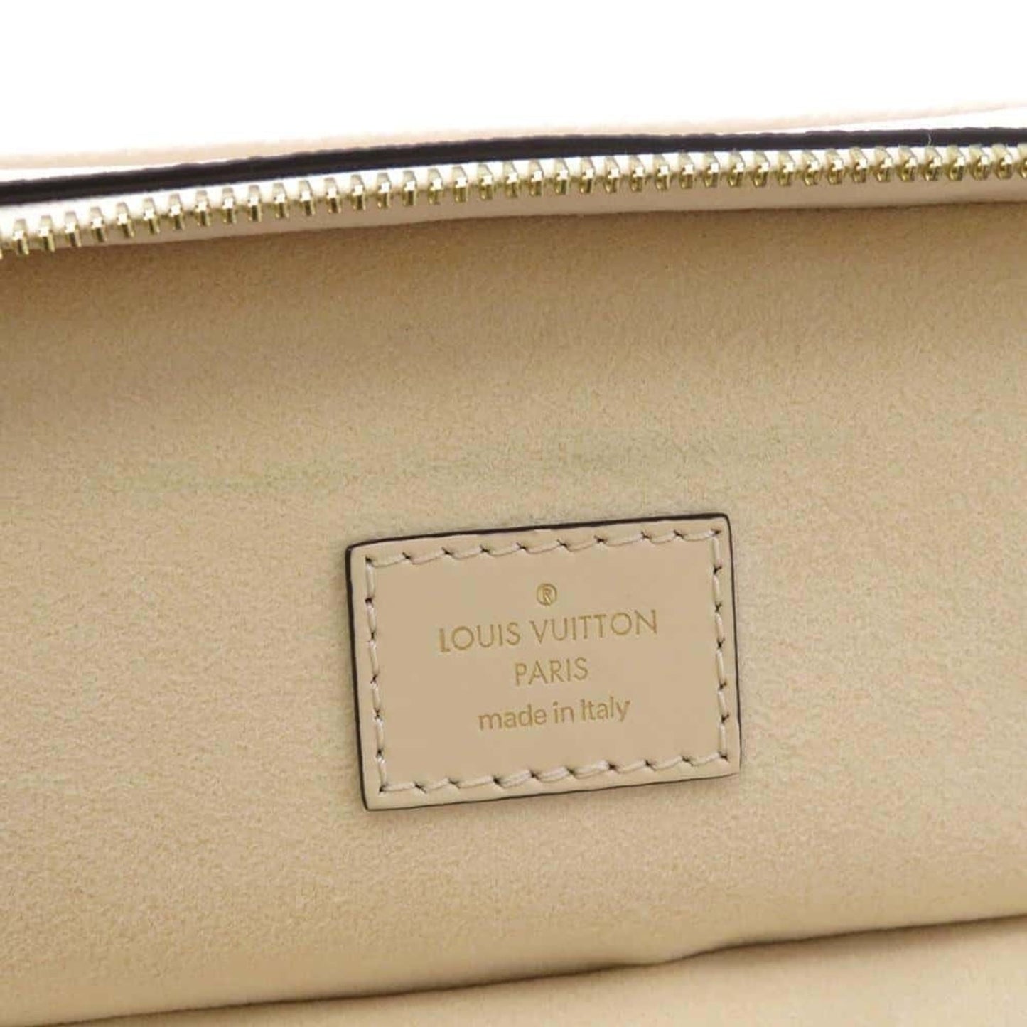 Louis Vuitton Vanity Ecru Leather Shoulder Bag