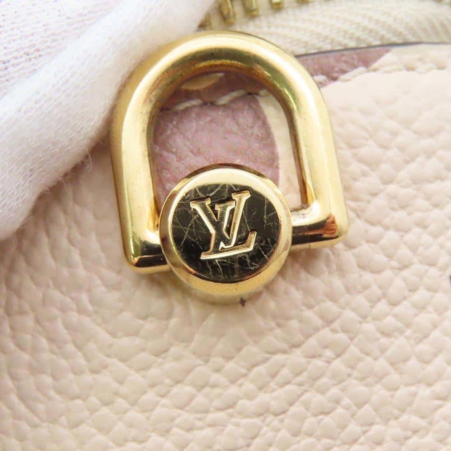 Louis Vuitton Vanity Ecru Leather Shoulder Bag