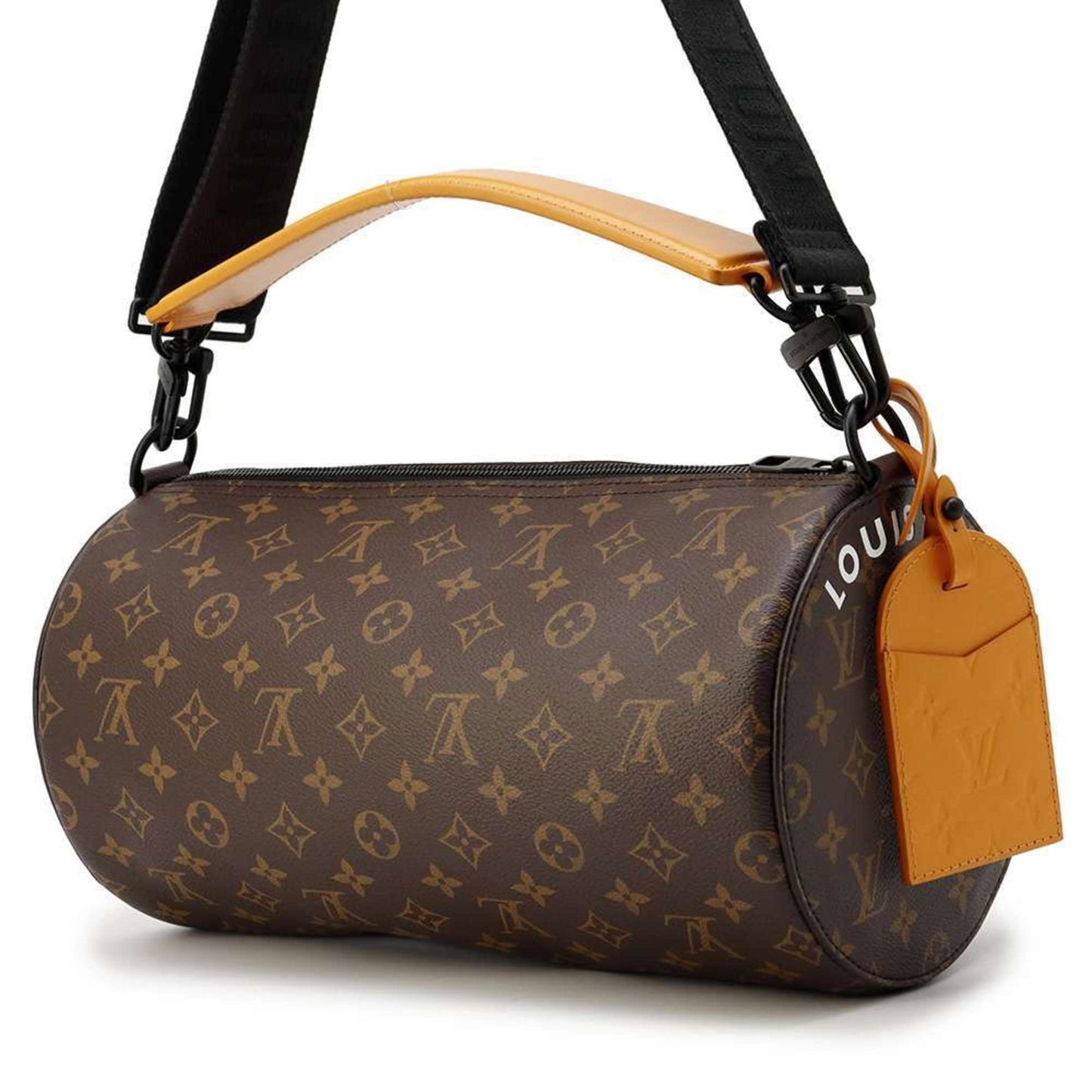 Louis Vuitton Polochon Brown Canvas Shoulder Bag