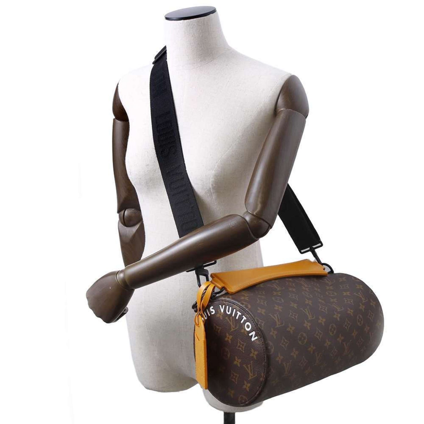 Louis Vuitton Polochon Brown Canvas Shoulder Bag