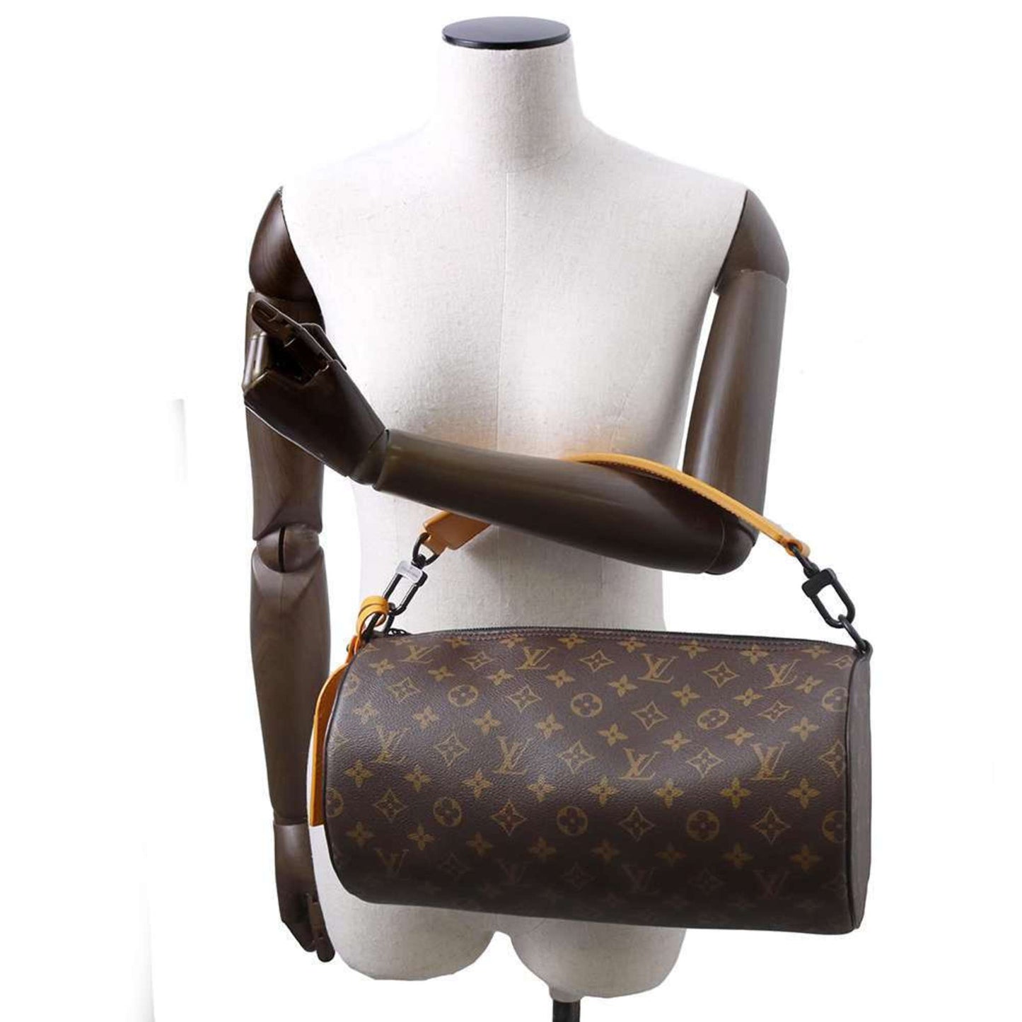 Louis Vuitton Polochon Brown Canvas Shoulder Bag