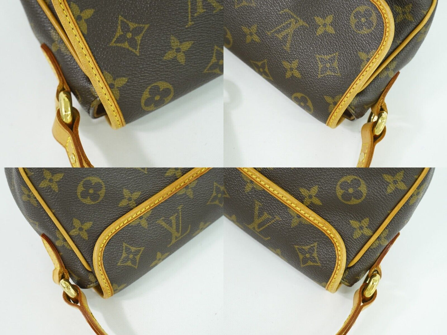 Louis Vuitton Tikal Brown Gold Plated Shoulder Bag