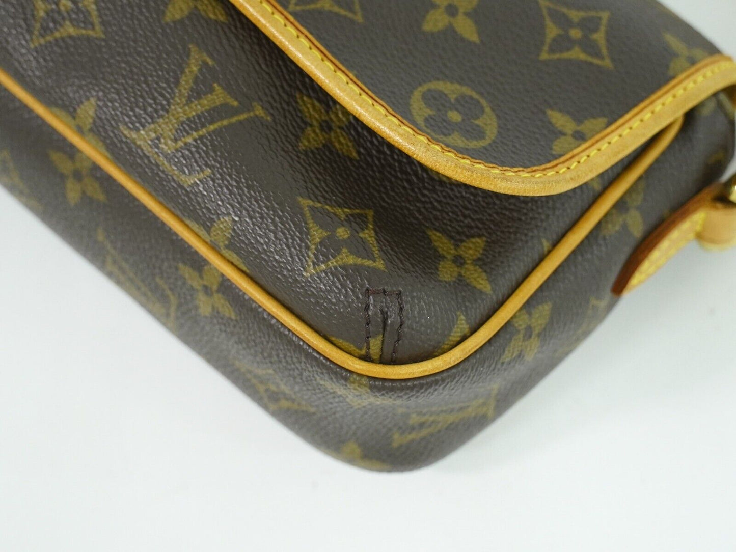 Louis Vuitton Tikal Brown Gold Plated Shoulder Bag