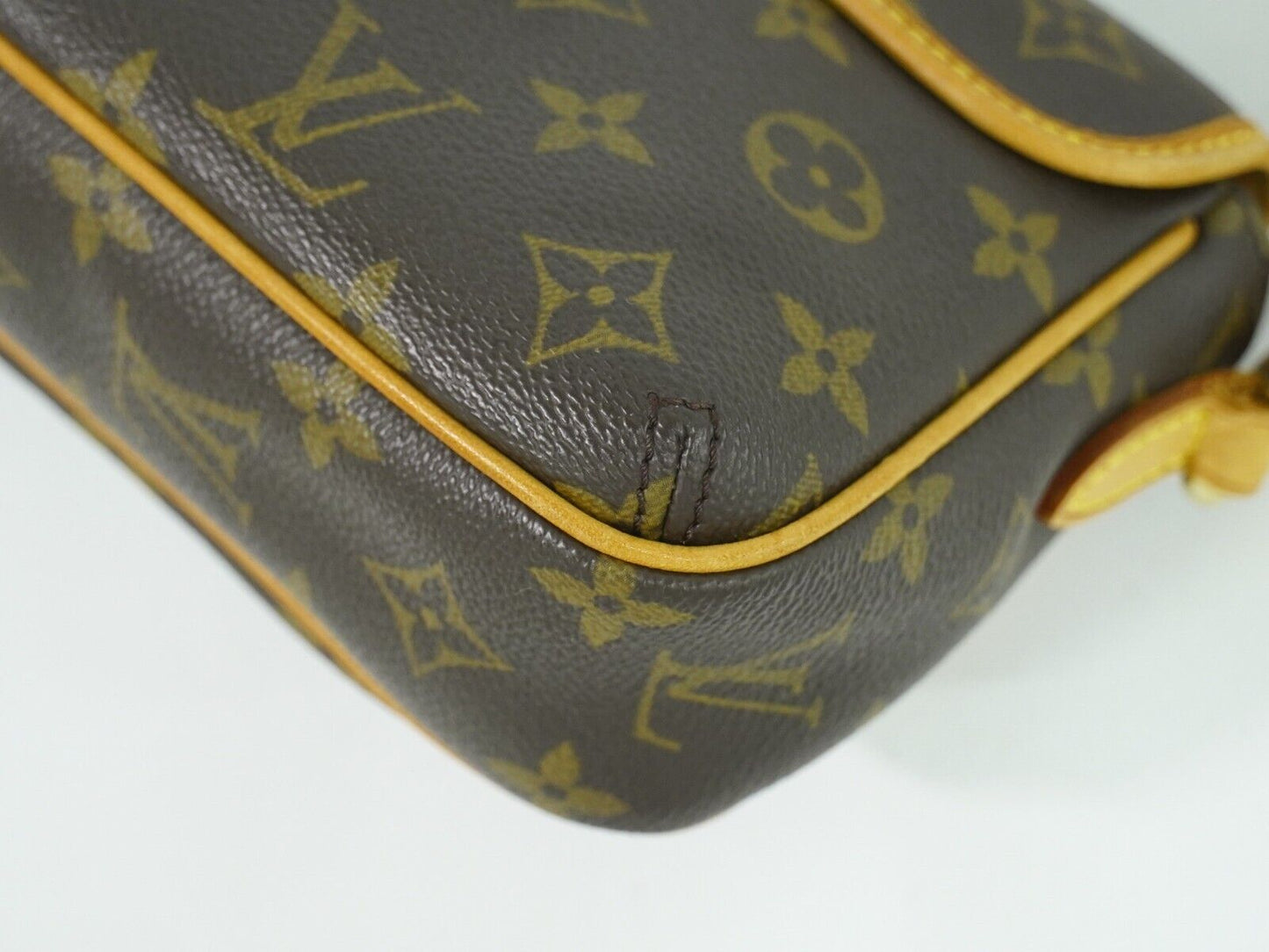 Louis Vuitton Tikal Brown Gold Plated Shoulder Bag