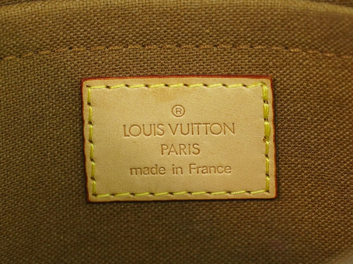 Louis Vuitton Tikal Brown Gold Plated Shoulder Bag