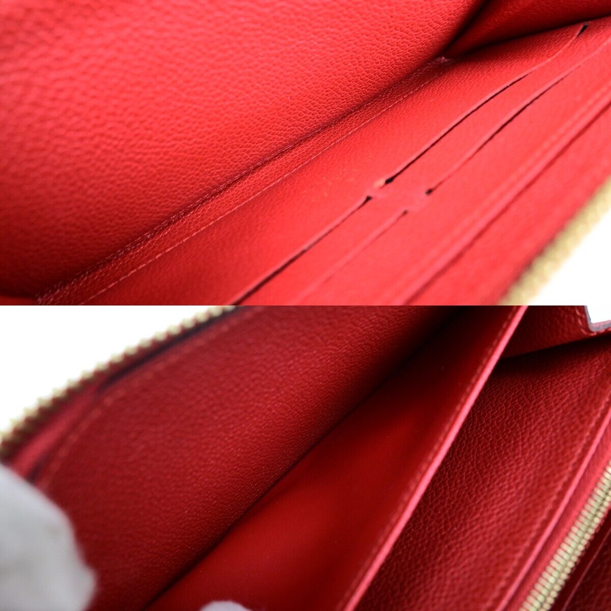 Louis Vuitton Zippy wallet Red Leather Wallet Accessories