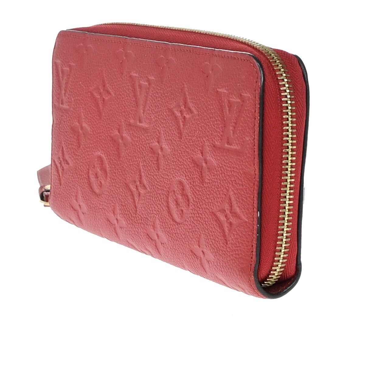 Louis Vuitton Zippy wallet Red Leather Wallet Accessories