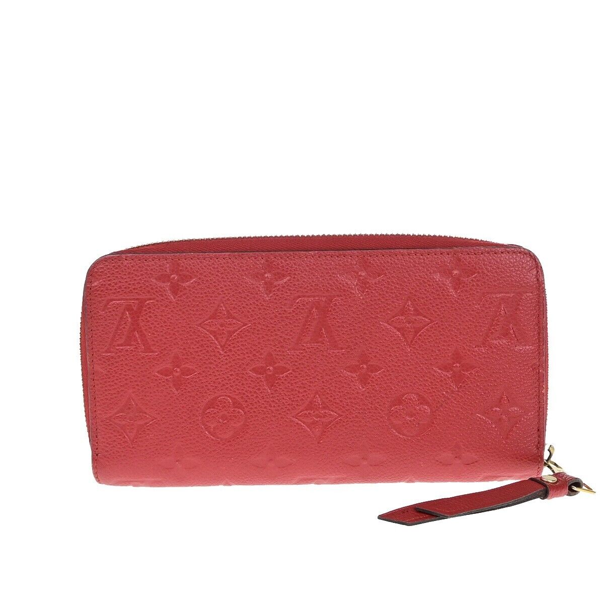 Louis Vuitton Zippy wallet Red Leather Wallet Accessories