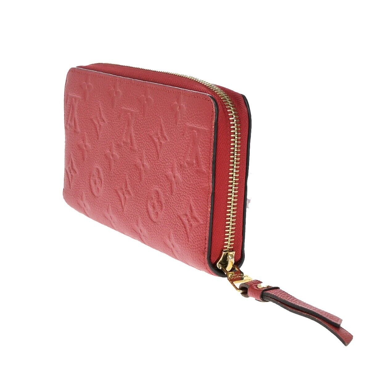 Louis Vuitton Zippy wallet Red Leather Wallet Accessories