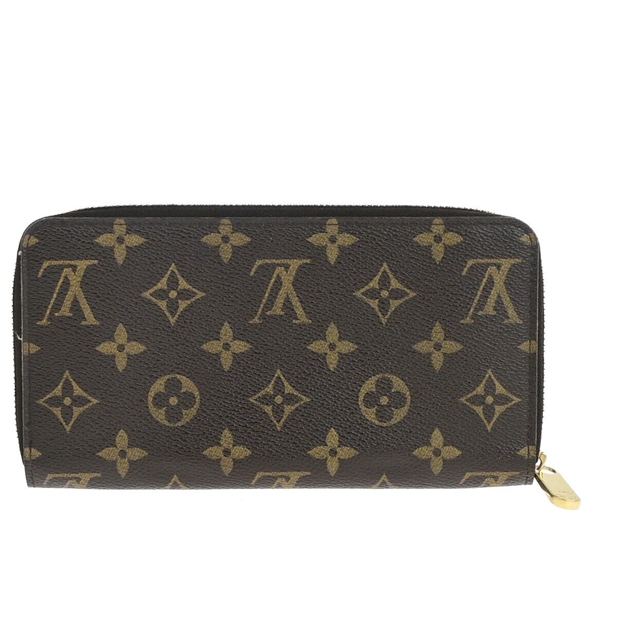 Louis Vuitton Zippy Brown Canvas Wallet Accessories