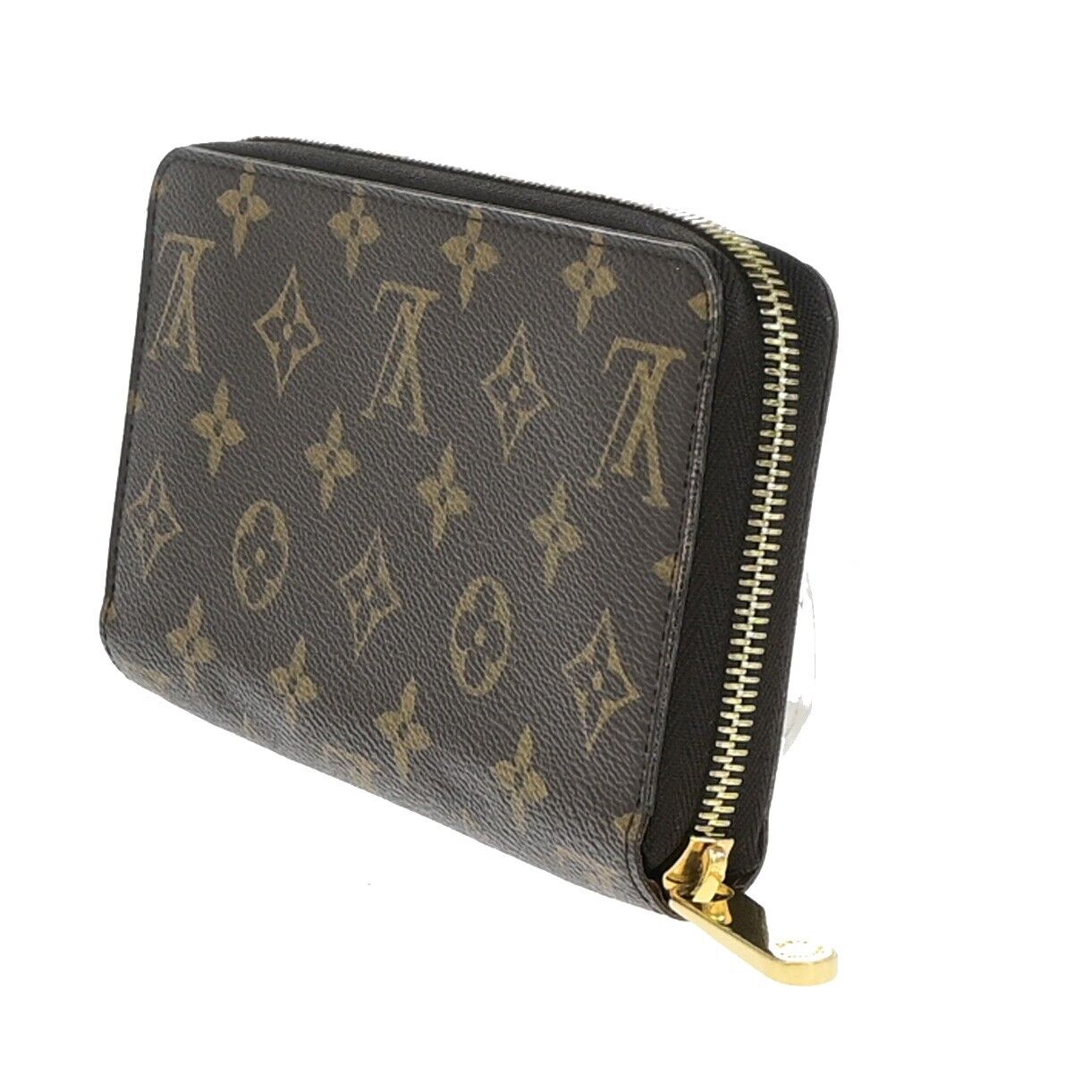 Louis Vuitton Zippy Brown Canvas Wallet Accessories