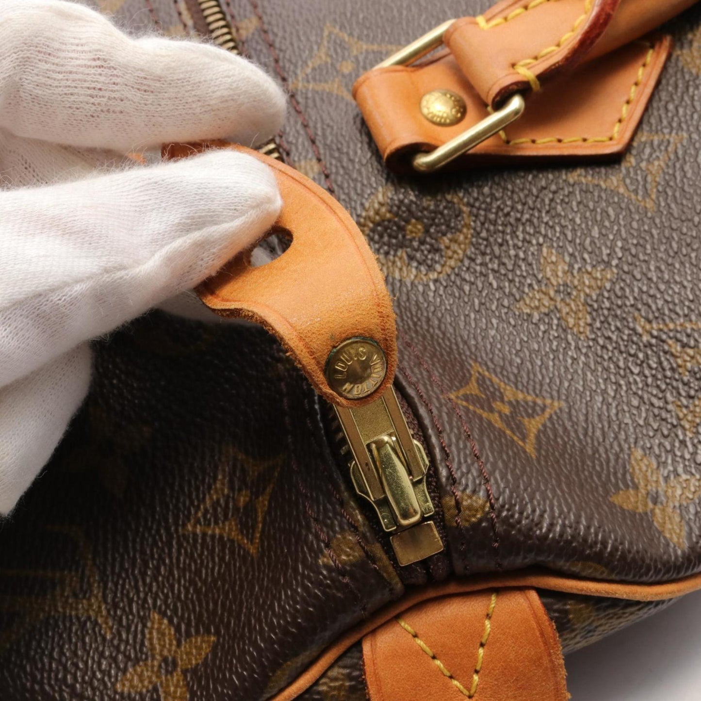 Louis Vuitton Speedy 30 Brown Canvas Hand Bag