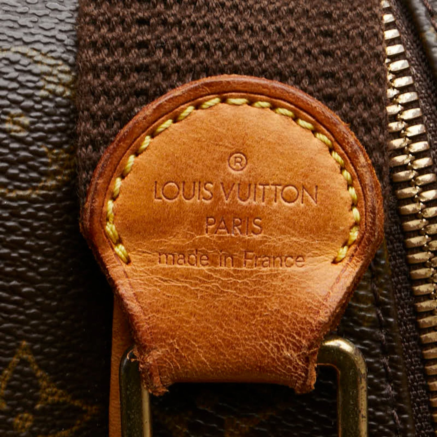 Louis Vuitton Reporter Brown Canvas Shoulder Bag