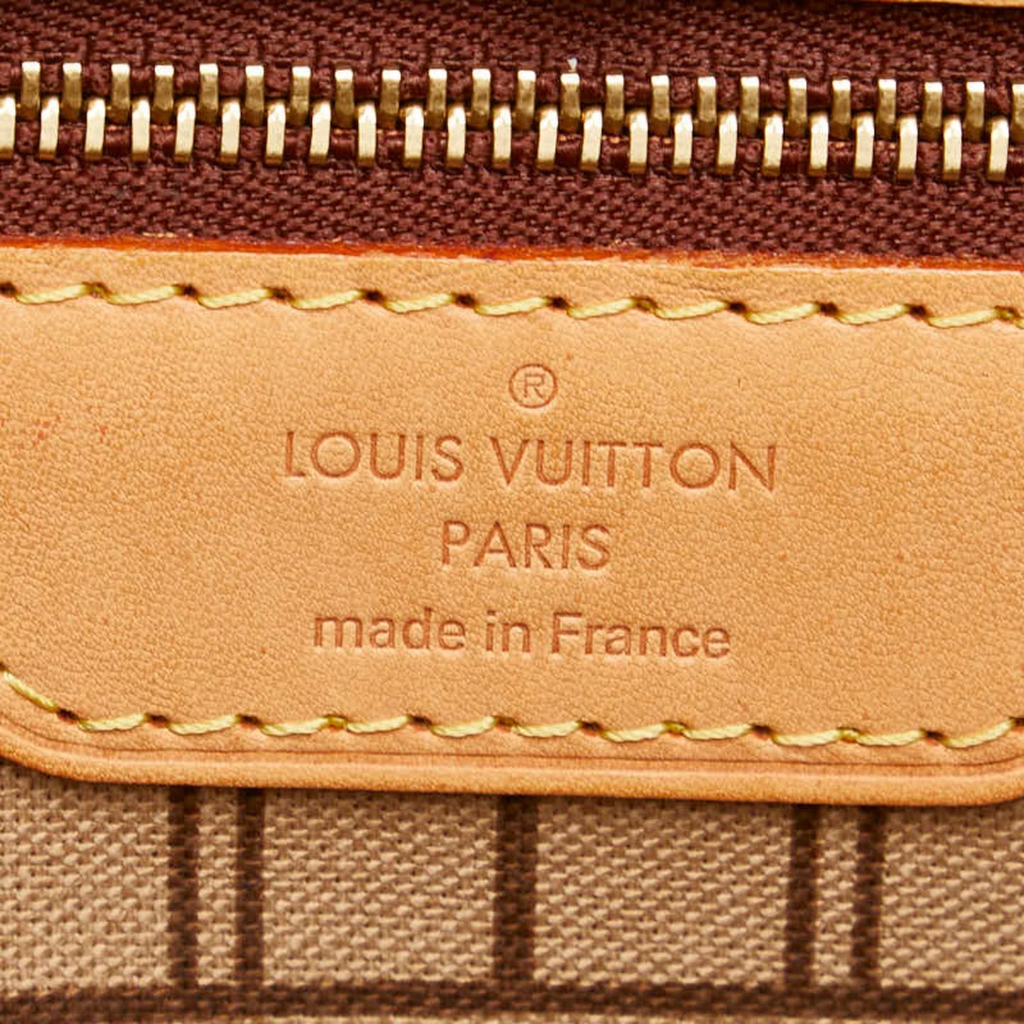 Louis Vuitton Neverfull PM Brown Canvas Hand Bag