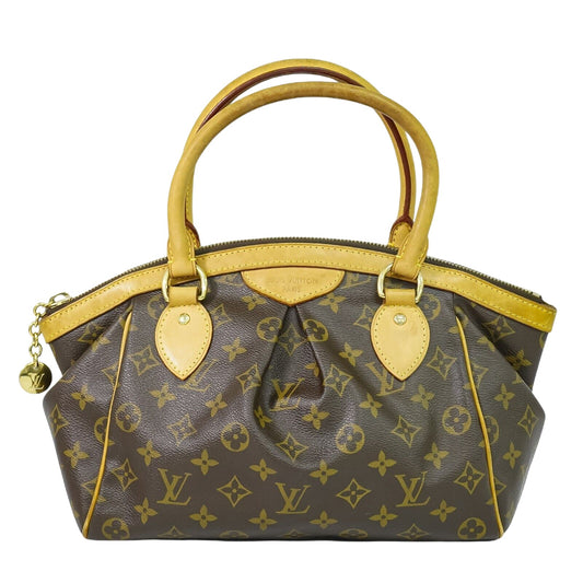 Louis Vuitton Tivoli Brown Canvas Hand Bag