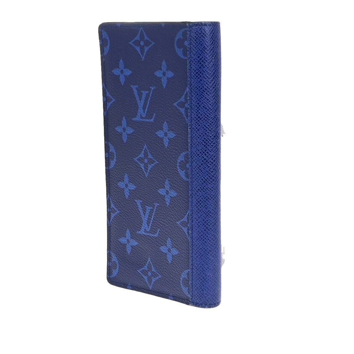 Louis Vuitton Brazza Blue Canvas Wallet Accessories